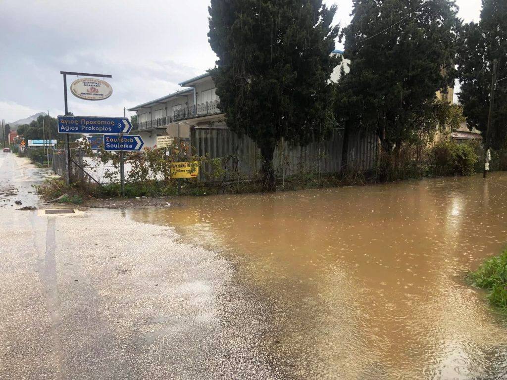 Βιβλική καταστροφή στη Β. Κέρκυρα από την κακοκαιρία