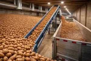 Σαπίζουν στις αποθήκες χιλιάδες τόνοι πατάτας Νευροκοπίου 