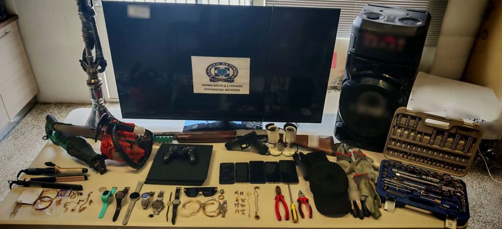 Εξαρθρώθηκε σπείρα που διέπραττε κλοπές και ληστείες σε Μέγαρα, Νέα Πέραμο, Εύβοια, Βοιωτία, Αιτωλοακαρνανία και Αιγιαλεία