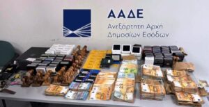 ΑΑΔΕ: «Εξαρθρώθηκε κύκλωμα εκατοντάδων αχυρανθρώπων με 380 επιχειρήσεις και χρέη 43 εκατ. ευρώ»
