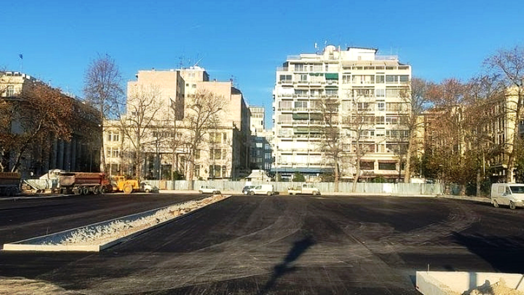 Κλείνει στις 28 Φεβρουαρίου το πάρκινγκ στην πλατεία Ελευθερίας για να ξεκινήσουν οι εργασίες ανάπλασης