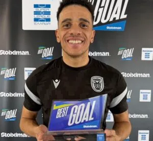 ΠΑΟΚ: Στα χέρια του Ταϊσον το βραβείο για το καλύτερο γκολ