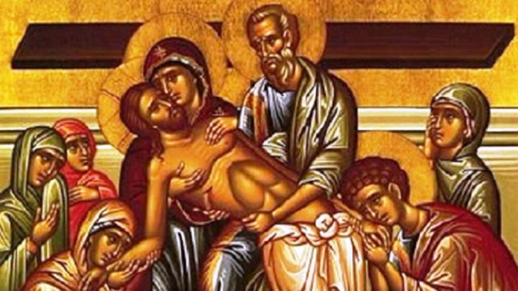 Η αποκαθήλωση το πρωί της Μεγάλης Παρασκευής