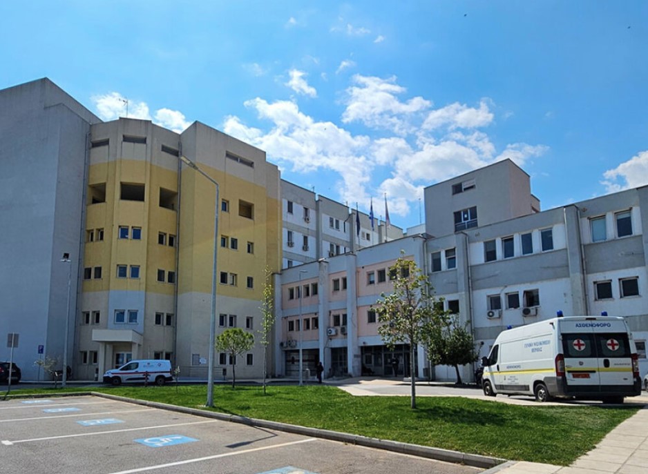 Νεκρός άνδρας που πήδηξε από τον 4ο όροφο της Καρδιολογικής του νοσοκομείου Βέροιας