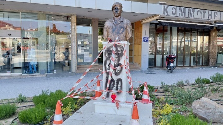 Θεσσαλονίκη: Βανδαλίστηκε ξανά η προτομή του Γιώργου Λυγγερίδη