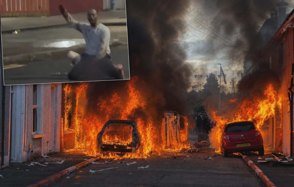 Στις φλόγες το Μπέλφαστ μετά την απόπειρα αποκεφαλισμού βρετανού από Σουδανό μετανάστη