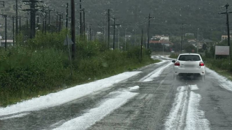 Ιωάννινα: Σφοδρή χαλαζόπτωση προκάλεσε σοβαρές ζημιές σε καλλιέργειες και υποδομές