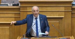 Κυριάκος Βελόπουλος: «Σύνταγμα και Δημοκρατία χωρίς δικαιοσύνη δεν υπάρχει. Στην Ελλάδα ο πρωθυπουργός κάνει ό,τι θέλει με την δικαιοσύνη»