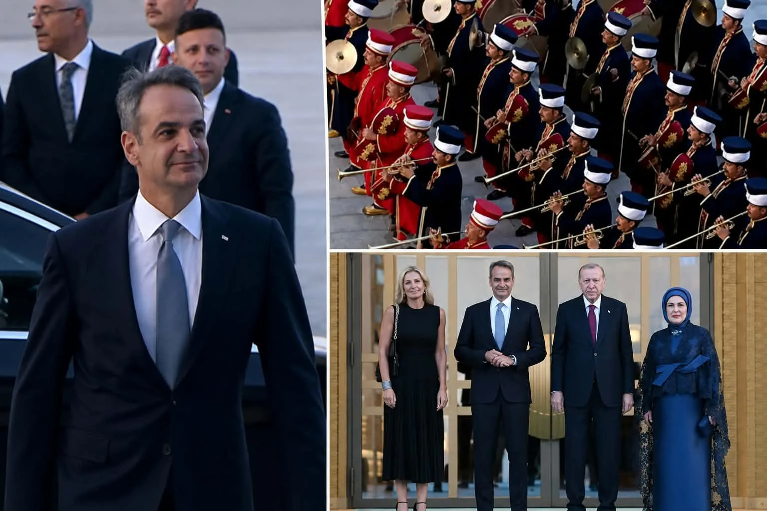 Πρόκληση Ερντογάν: Με εθνικιστικό εμβατήριο υποδέχτηκε τον Κυρ. Μητσοτάκη